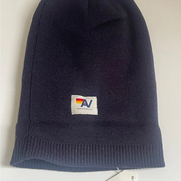 NWT Aviator Nation Rainbow Embroidered Beanie - Picture 2 of 2